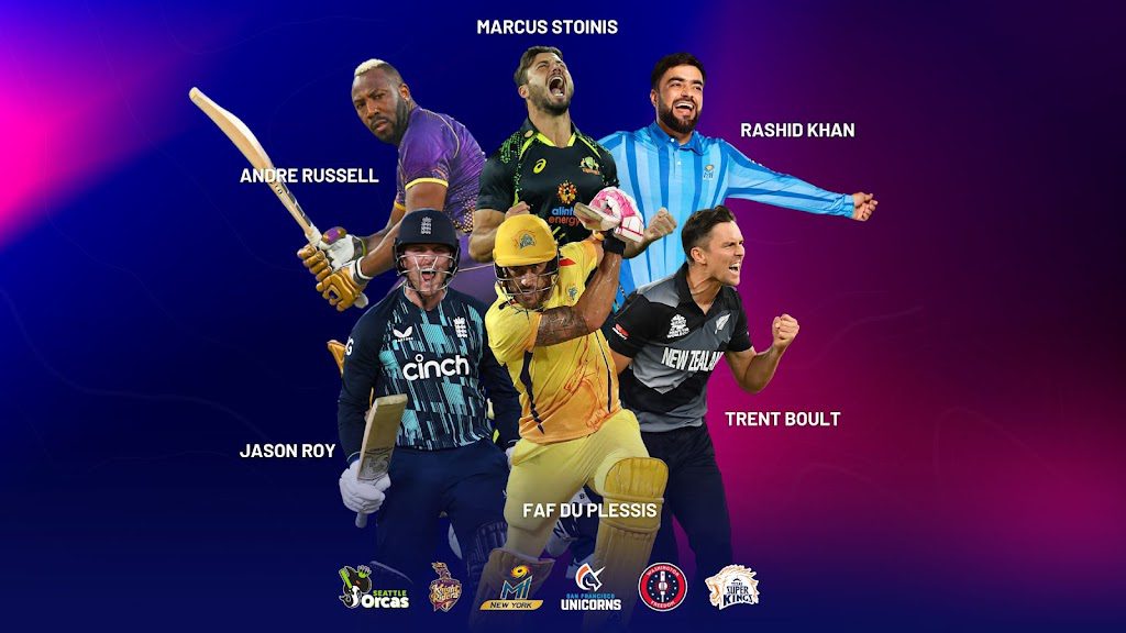 Major League Cricket Teams, Logo, Stadium, Score Card and More