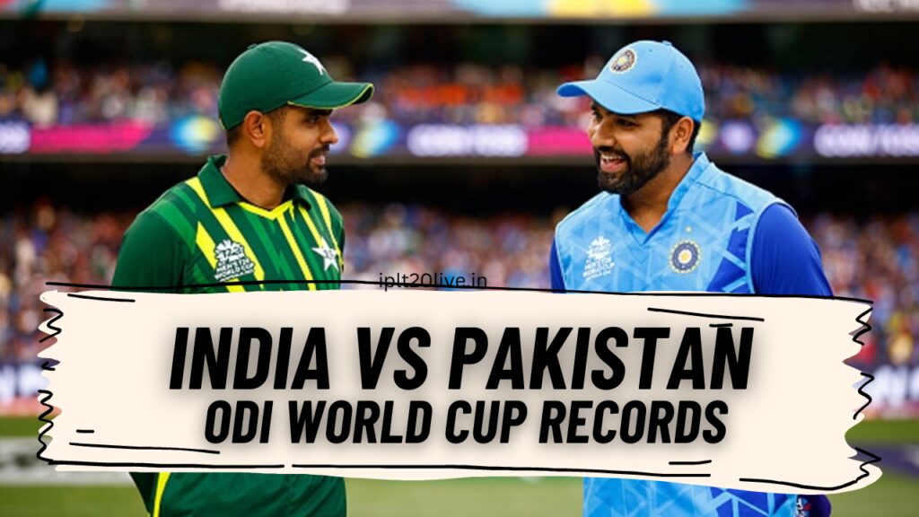 India vs Pakistan ODI World Cup Records [1992-2019]