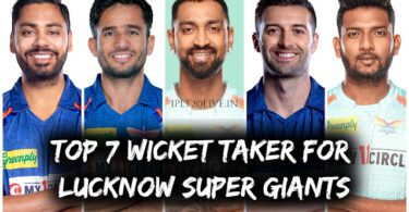 Top 7 wicket takers for (LSG) Lucknow Super Giants
