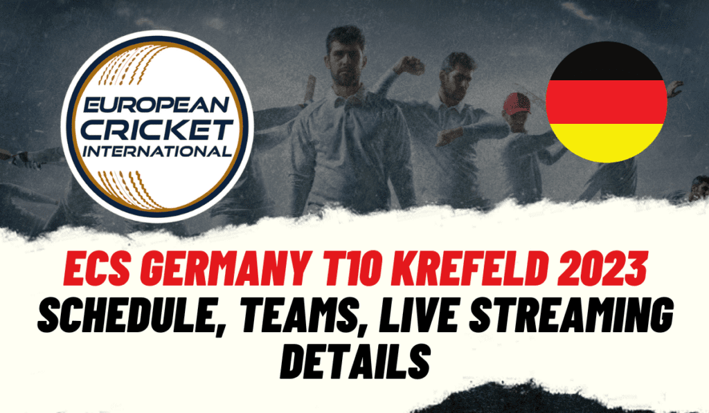 ECS Germany T10 Krefeld 2023 Schedule, Teams, Live Streaming Details