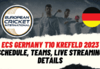 ECS Germany T10 Krefeld 2023 Schedule, Teams, Live Streaming Details