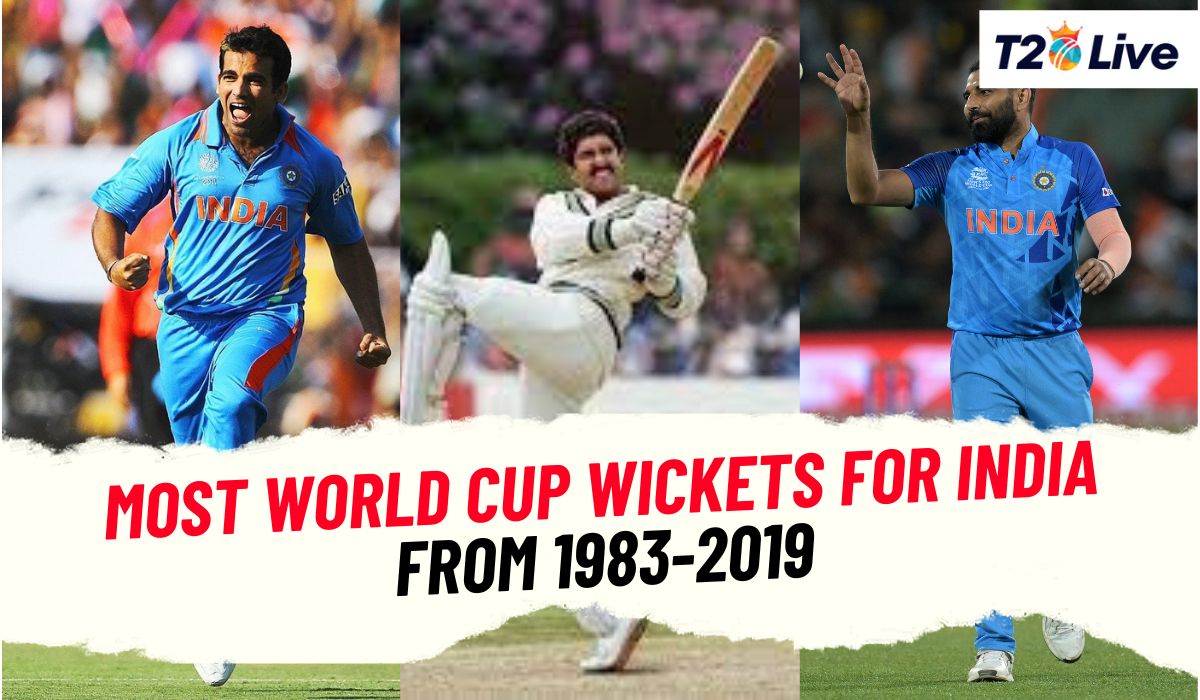 Most World Cup Wickets For India