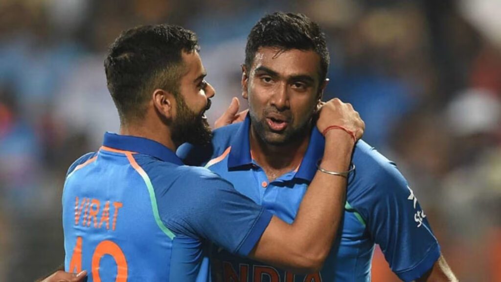 Virat Kohli and Ravichandran Ashwin in IND vs AUS World Cup Final 2023