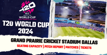 Grand Prairie Cricket Stadium - dallas, Seating Capacity, Pitch Report - T20 World Cup 2024