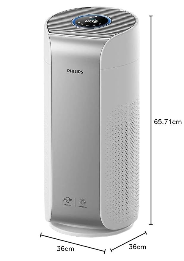 PHILIPS Air Purifier- Series 3000 Ac3059/65 With Wifi New Launch 2020 Up To 48M2, White,58 Watts